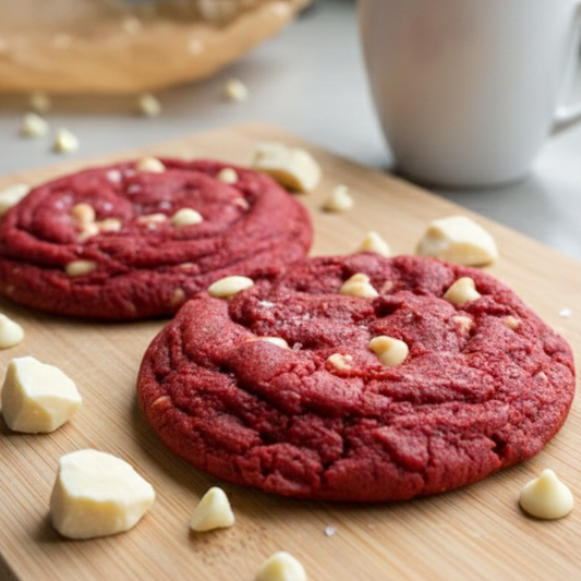 Red Velvet Cookie with White chocolate chips