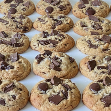 Vanilla Chocolate Chip cookies